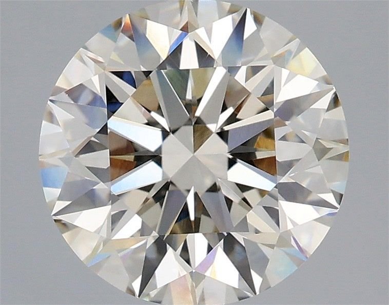 3.02ct J VVS2 Excellent Cut Round Lab Grown Diamond