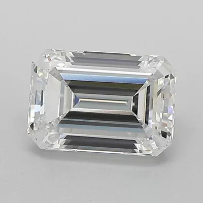 1.36ct D VVS2 Rare Carat Ideal Cut Emerald Lab Grown Diamond