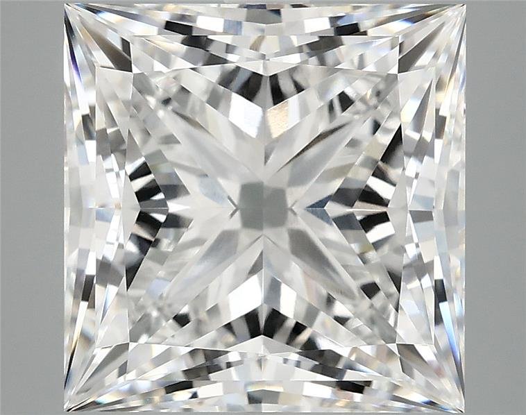 7.10ct E VVS2 Rare Carat Ideal Cut Princess Lab Grown Diamond
