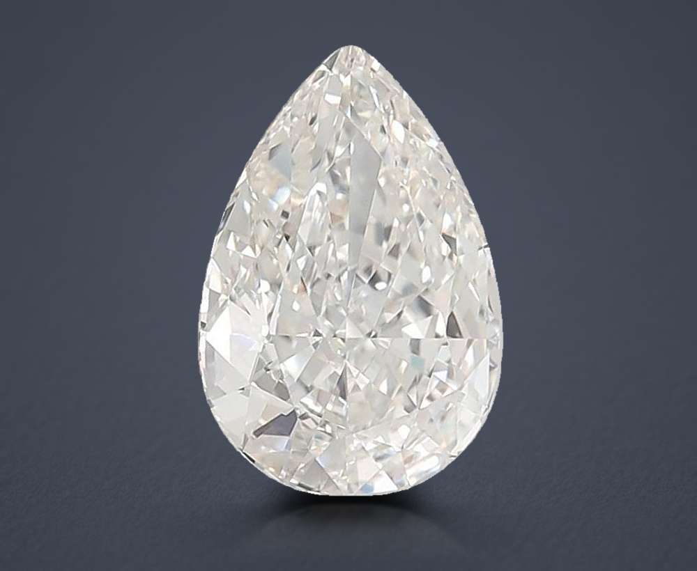 3.60ct G VVS2 Rare Carat Ideal Cut Pear Lab Grown Diamond