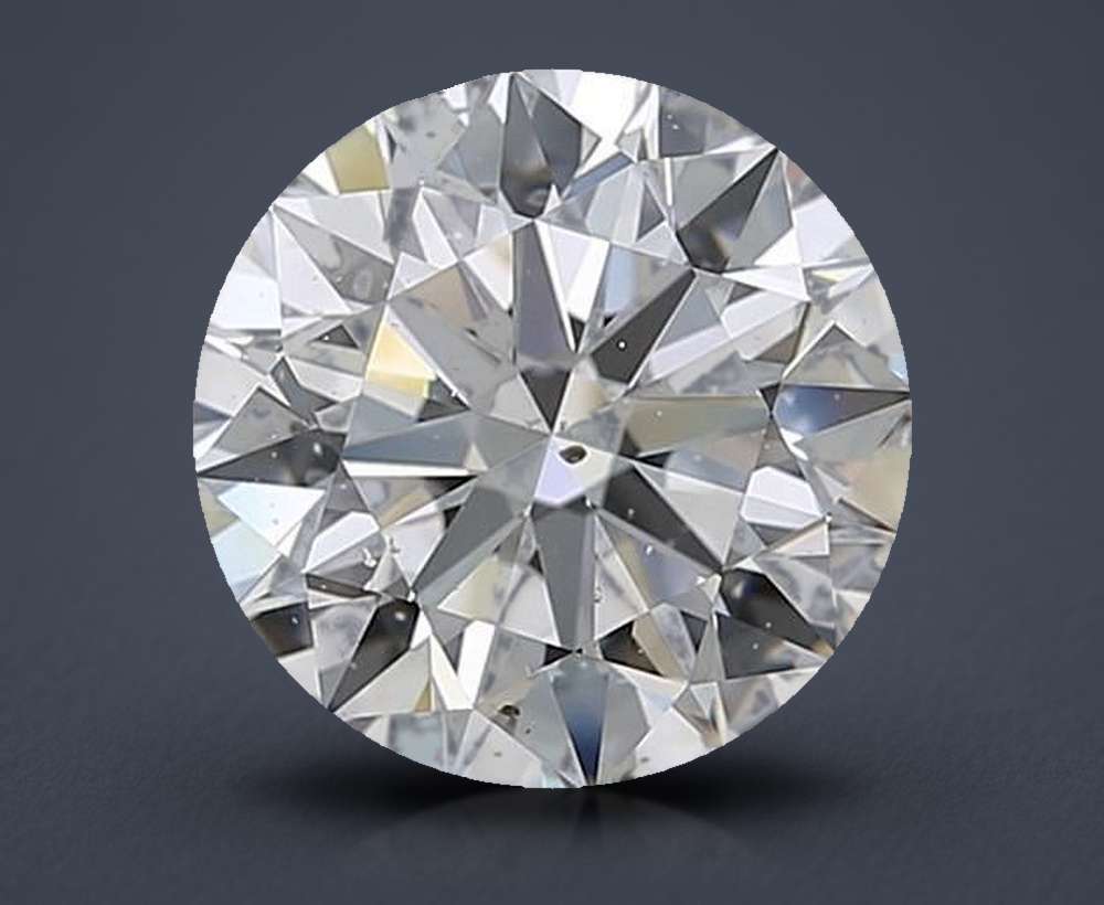 3.51ct E SI2 Rare Carat Ideal Cut Round Diamond