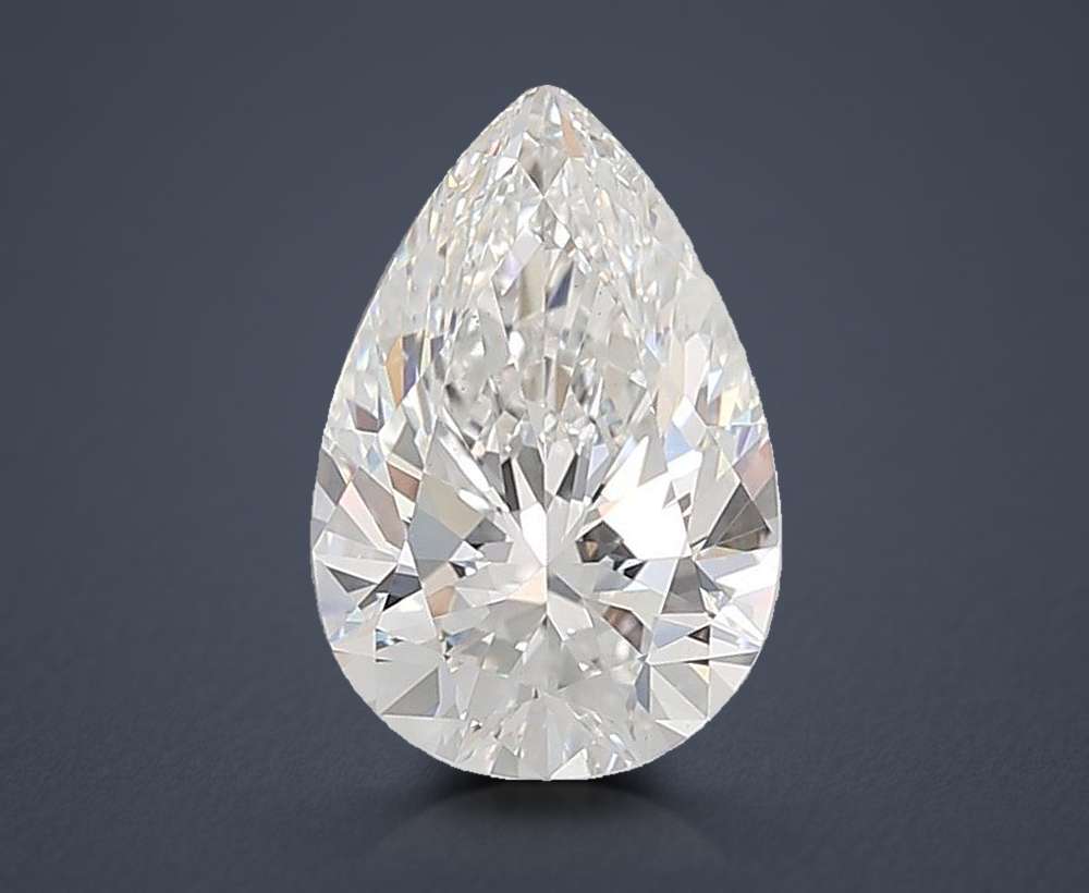4.01ct E VS1 Rare Carat Ideal Cut Pear Lab Grown Diamond