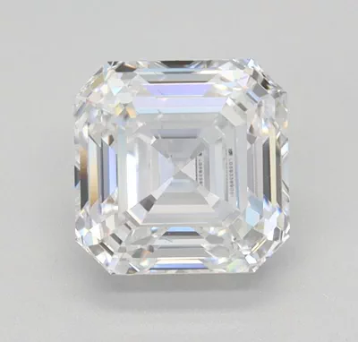 1.11ct D VS2 Rare Carat Ideal Cut Asscher Lab Grown Diamond