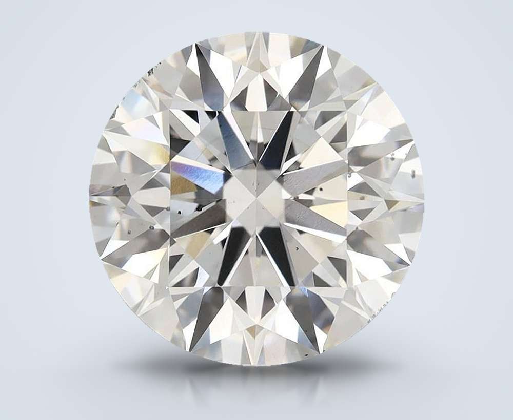 7.02ct G SI1 Rare Carat Ideal Cut Round Lab Grown Diamond