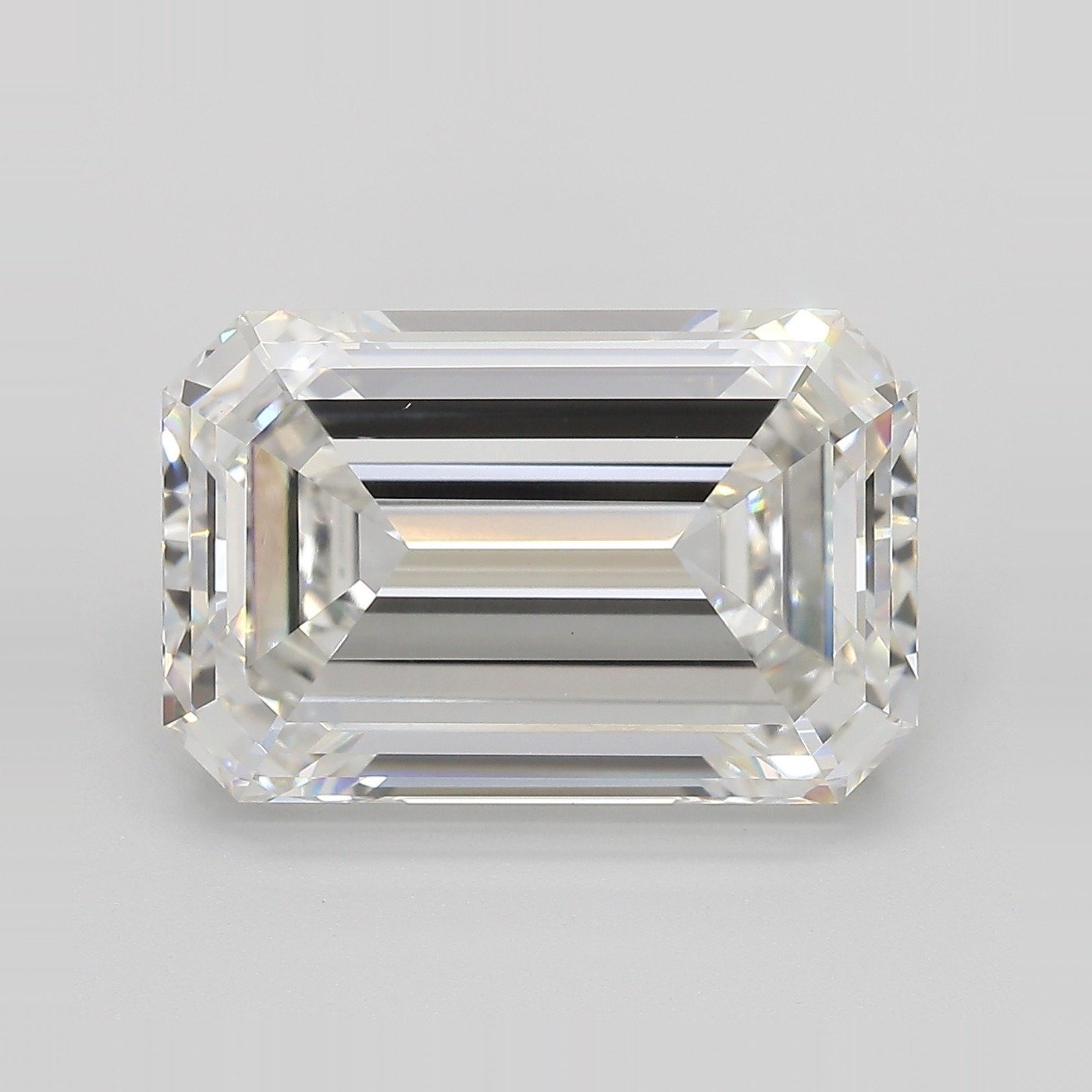 10.76ct G VVS2 Rare Carat Ideal Cut Emerald Lab Grown Diamond