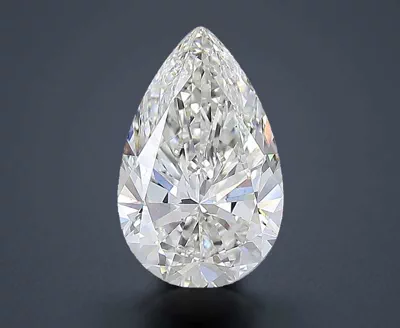 12.84ct H VS1 Very Good Cut Pear Lab Grown Diamond