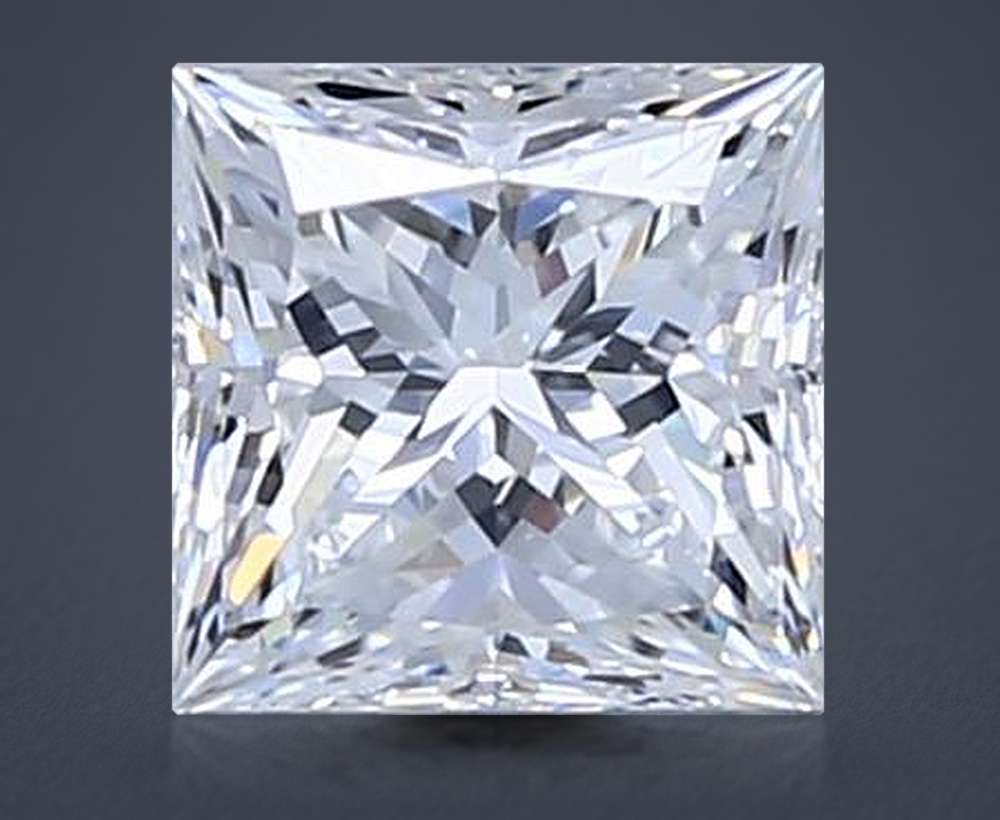 0.90ct F VS1 Rare Carat Ideal Cut Princess Diamond
