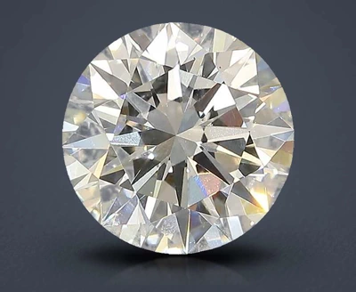 3.09ct J VS2 Excellent Cut Round Lab Grown Diamond