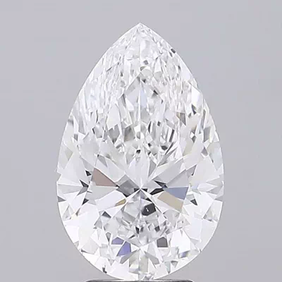 15.36ct D VVS2 Rare Carat Ideal Cut Pear Lab Grown Diamond