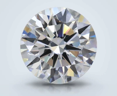 3.08ct E VVS2 Rare Carat Ideal Cut Round Lab Grown Diamond