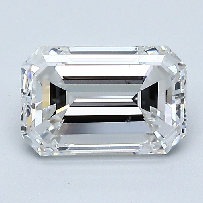 1.51ct F SI1 Very Good Cut Emerald Diamond