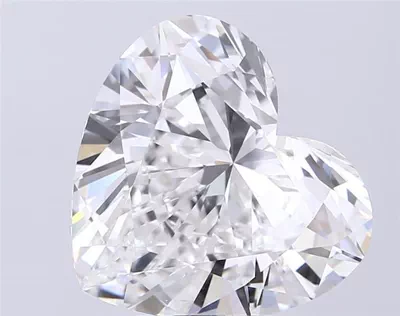 7.56ct E VVS2 Rare Carat Ideal Cut Heart Lab Grown Diamond