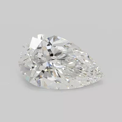 2.61ct E VVS2 Rare Carat Ideal Cut Pear Lab Grown Diamond