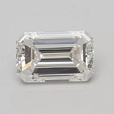 0.81ct D VVS2 Very Good Cut Emerald Lab Grown Diamond