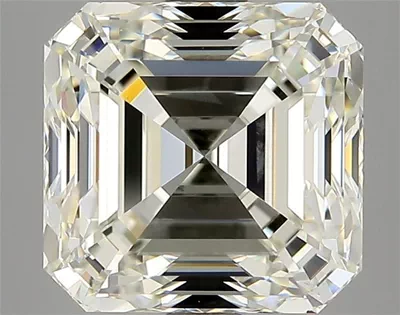 3.01ct K VS2 Rare Carat Ideal Cut Asscher Diamond