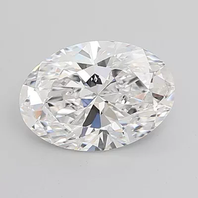 6.05ct E VVS2 Rare Carat Ideal Cut Oval Lab Grown Diamond