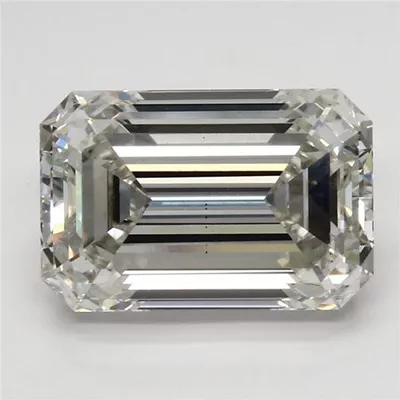 4.22ct H VS2 Excellent Cut Emerald Lab Grown Diamond