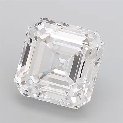20.11ct E VVS1 Rare Carat Ideal Cut Asscher Lab Grown Diamond