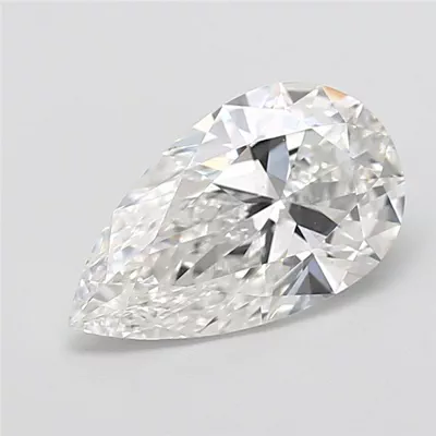 3.09ct E VS1 Rare Carat Ideal Cut Pear Lab Grown Diamond