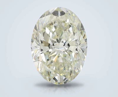 7.03ct K SI1 Rare Carat Ideal Cut Oval Diamond