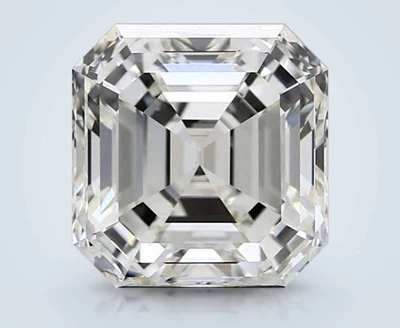 4.02ct J VS1 Rare Carat Ideal Cut Asscher Diamond