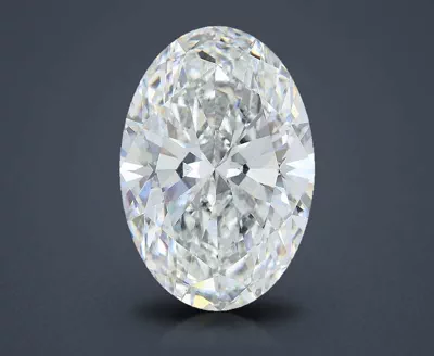 12.06ct F VVS2 Rare Carat Ideal Cut Oval Lab Grown Diamond