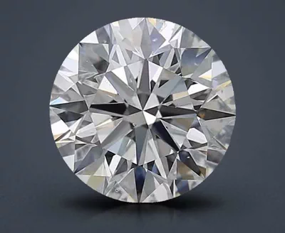 4.01ct E SI2 Rare Carat Ideal Cut Round Diamond