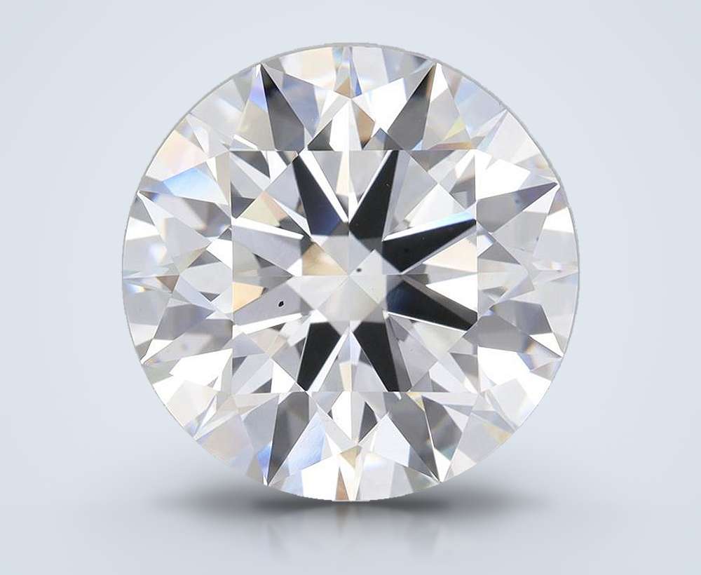 11.28ct E VS2 Rare Carat Ideal Cut Round Lab Grown Diamond