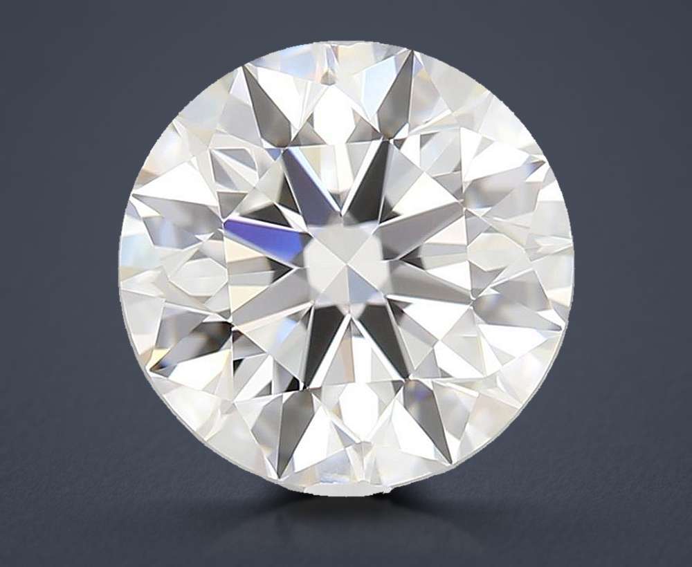 1.07ct E FL Rare Carat Ideal Cut Round Diamond