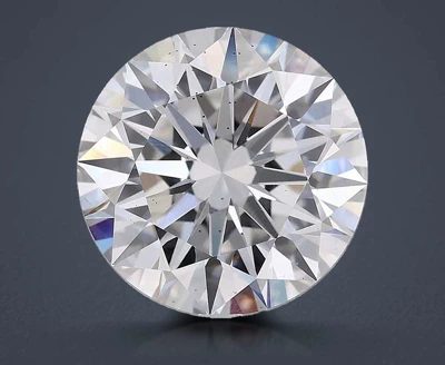 4.03ct E SI1 Rare Carat Ideal Cut Round Lab Grown Diamond