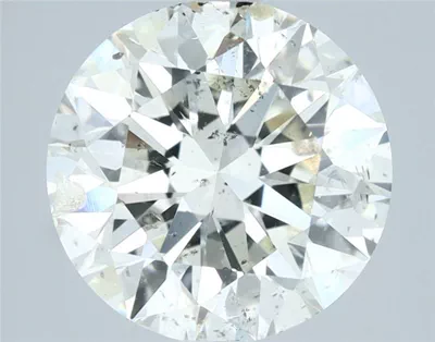 2.70ct J SI2 Rare Carat Ideal Cut Round Diamond