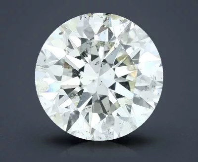 2.70ct J SI2 Rare Carat Ideal Cut Round Diamond