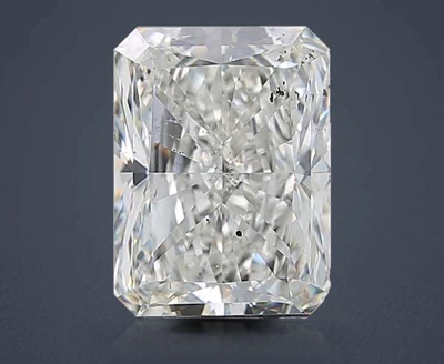 3.01ct I SI2 Rare Carat Ideal Cut Radiant Diamond