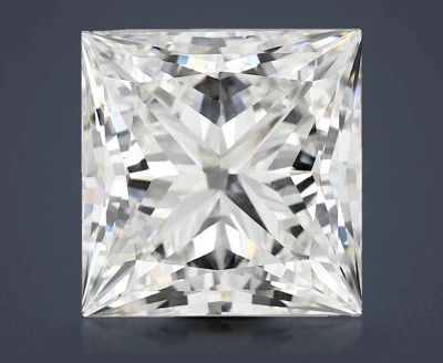 10.13ct F VVS2 Rare Carat Ideal Cut Princess Lab Grown Diamond