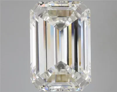 15.56ct G VVS2 Excellent Cut Emerald Lab Grown Diamond