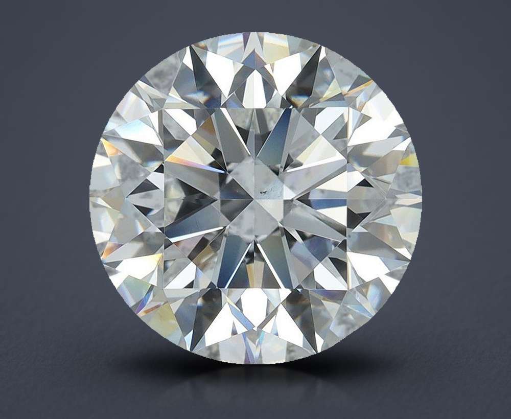 6.57ct E VS2 Rare Carat Ideal Cut Round Diamond