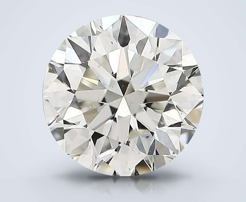 2.80ct J SI1 Excellent Cut Round Diamond