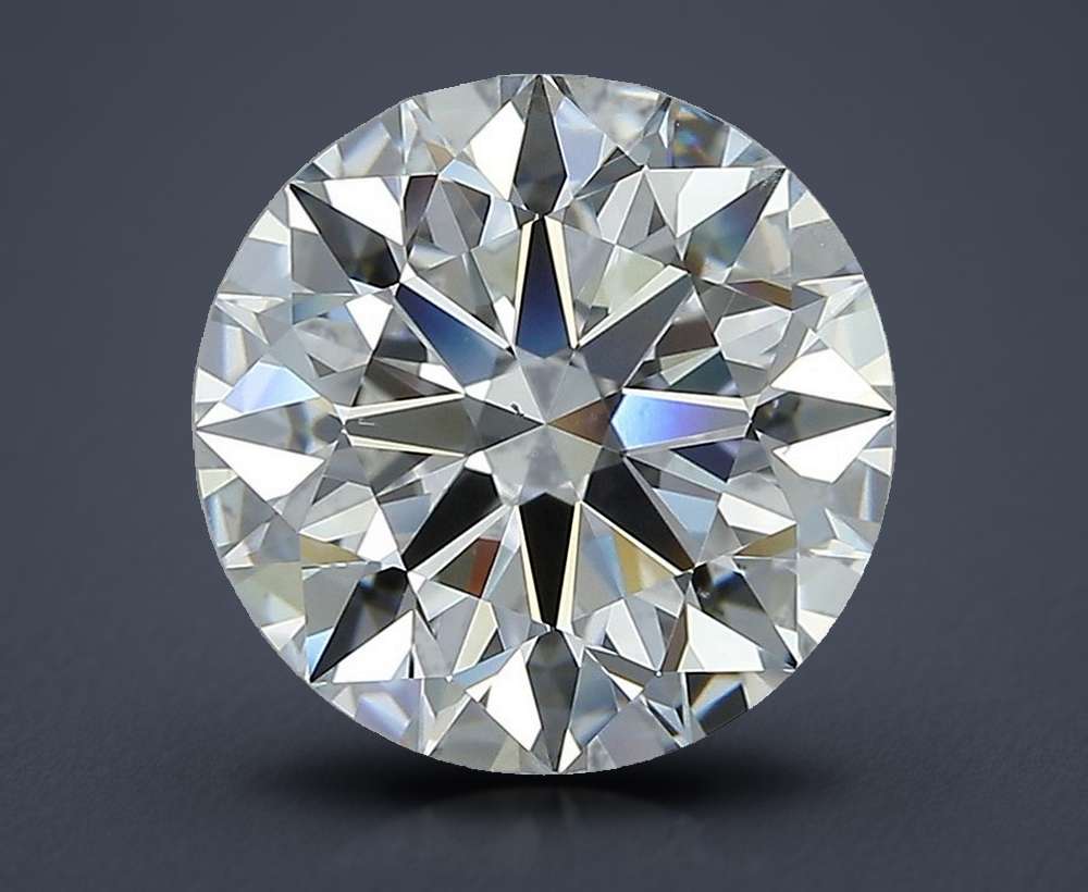 4.37ct E VS2 Rare Carat Ideal Cut Round Diamond