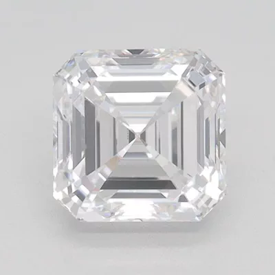 1.54ct D VVS1 Rare Carat Ideal Cut Asscher Lab Grown Diamond