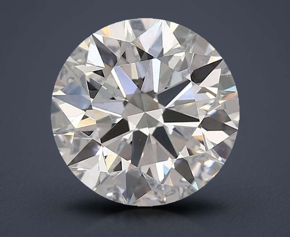 3.02ct D VS1 Rare Carat Ideal Cut Round Lab Grown Diamond