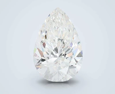 4.58ct F VVS2 Rare Carat Ideal Cut Pear Lab Grown Diamond