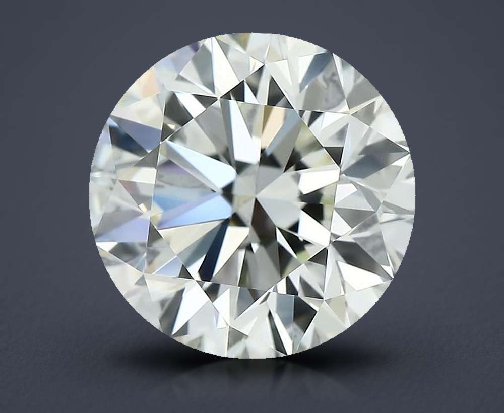 1.34ct J IF Ideal Cut Round Diamond