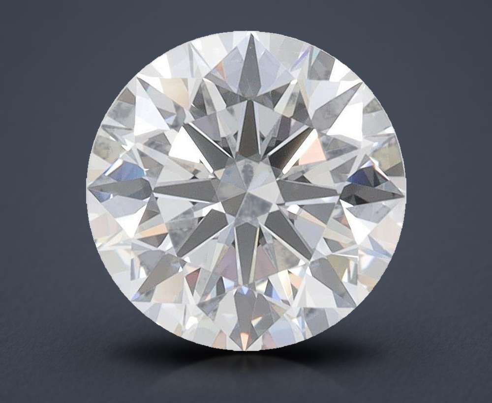2.34ct D VVS1 Rare Carat Ideal Cut Round Lab Grown Diamond