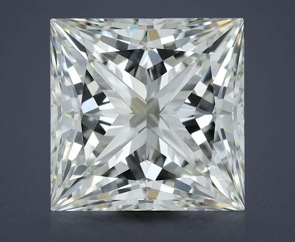 1.71ct J IF Rare Carat Ideal Cut Princess Diamond