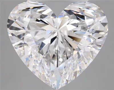 10.03ct D FL Rare Carat Ideal Cut Heart Diamond