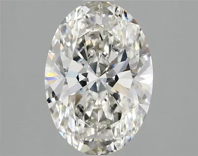 2.02ct H VS2 Rare Carat Ideal Cut Oval Lab Grown Diamond