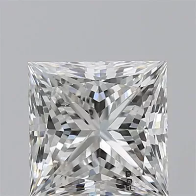 2.10ct G SI2 Rare Carat Ideal Cut Princess Diamond