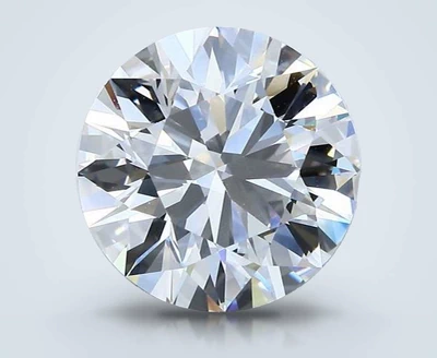 4.01ct F VVS2 Very Good Cut Round Diamond