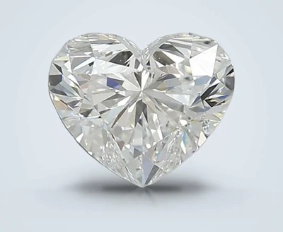 1.23ct E VVS2 Rare Carat Ideal Cut Heart Lab Grown Diamond
