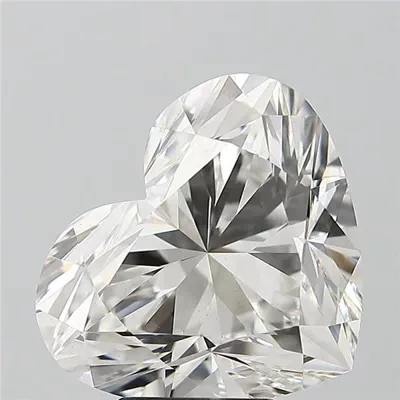 6.08ct F VS1 Rare Carat Ideal Cut Heart Lab Grown Diamond